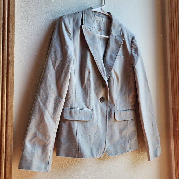 Banana Republic Tan Blazer Size Small - Picture 3 of 15